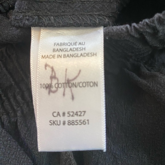 Classic Editions Women’s XXL Cotton Black Capri Pants - Picture 4 of 5